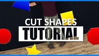 Cutting shapes tutorial How to shuffle dance Beginner move