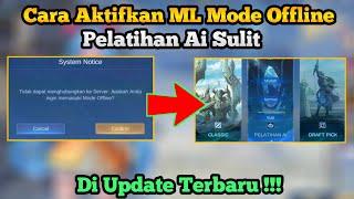 How to Activate Difficult AI Training Offline Mode in the Latest 2024 Update - Mobile Legends