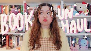 HUGE BOOK UNHAUL  decluttering my home library