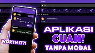 Aplikasi Cuan Penghasil Bitcoin Tanpa Modal Sepeserpun  Apakah Bisa Untung Besar?