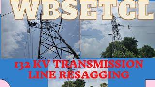 Transmission line Resagging #juniorengineer #WBSETCL #AllaboutElectricityDepartment