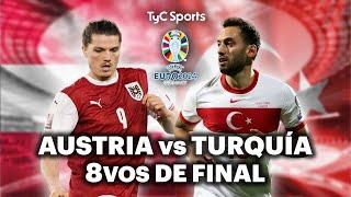 EN VIVO  AUSTRIA vs TURQUÍA  Eurocopa 2024 - Octavos de Final  Vivilo en TyC Sports
