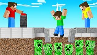 Trolling My Friends With A CREEPER TRAP In Minecraft deathrun