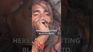 Real Caveman Smokes Weed Pen in India   #india