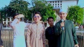 Keseruan Indy Gunawan Hari Putra Melly Lee Wulan & Academia DAA Sholat EID Idhul Adha Di Istiqlal