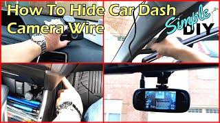 How To Hide Dashcam Wire