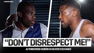 Ill Put This Chair Across Your Face - Anthony Joshua & Daniel Dubois Separated By Security