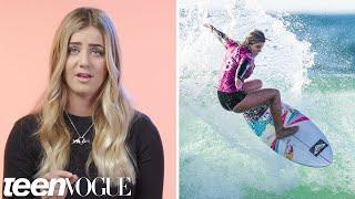 Pro Surfer Caroline Marks Daily Routine and Surf Style  Teen Vogue