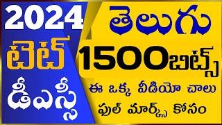 TETDSCTelugu Classestelugu practice bits PDFTelugu grammer bits1500+బిట్స్ ఒకే వీడియో లోతెలుగు