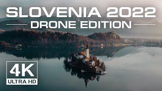 SLOVENIA Drone 4K Cinematic  Slovenia Best Places 2022  Словения с Дрона  Словения с высоты 4К