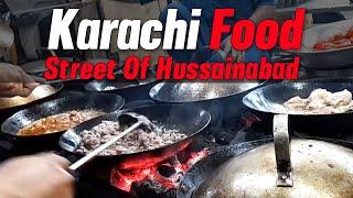 Food Street of Hussainabad Karachi Walking Tour