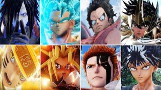 Jump Force - All Characters Abilities Transformations Awakenings & Ultimate Attacks All DLC
