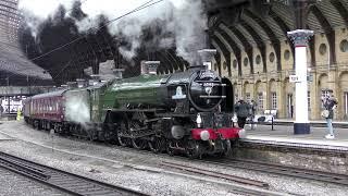 LNER A1 60163 Tornado storms up the East Coast Main Line on The Pennine Explorer - 22052021