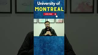 What are the Programs University of Montreal Canada offers to International Students #umontreal