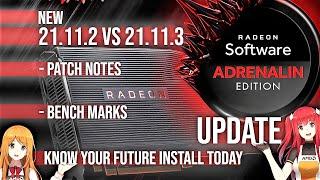 New AMD Radeon Software Adrenalin 21.11.3 Vs 21.11.2 Update  Gpu News 2021