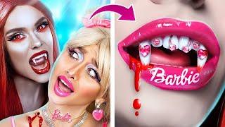 ¡Cómo Convertirse en Vampiro ¡Cambio de Imagen de Barbie a Vampiro