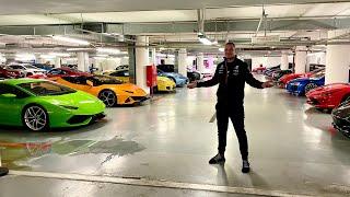 Najbogatszy garaż w Polsce 50 Sportowych samochodów w garażu podziemnym