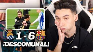 REACCIONANDO al Real Sociedad vs Barcelona 1-6 *GOLEADA DESCOMUNAL*