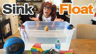 Sink or Float?  Science Experiments for Kids