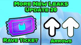  ARROWS RAVE TICKET AND MORE - UPDATE 20 NEW LEAKS IN PET SIMULATOR 99