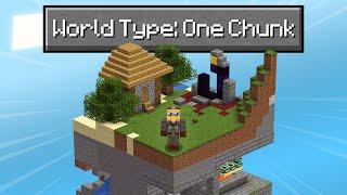 Minecraft But The World Is Only ONE CHUNK