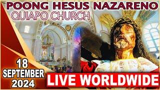 Quiapo Church Live Mass Today - 18 September 2024 Wednesday HEALING MASS