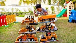 60 menit Yejun bermain mainan mobil dan truk penyelamat Car Toys for Kids