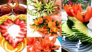 1 HOUR FRUIT CARVING AND VEGETABLE CUTTING TRICKS