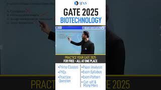  Your GATE 2025 preparation starts here  All at one place for FREE #ifas #gateexam #biology