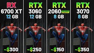 RX 6700 XT vs RTX 3060 vs RTX 2060 SUPER vs RTX 3070 - Test in 20 Games in 2024