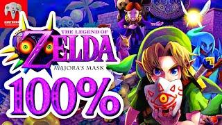 Zelda Majoras Mask Nintendo Switch Online N64 - 100% Longplay Full Game Walkthrough Gameplay Guide