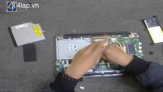 Asus A556 Disassembly and fan cleaning