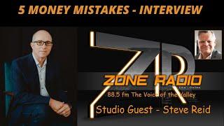 5 Money Mistakes Small Business Owners Make - Radio Interview