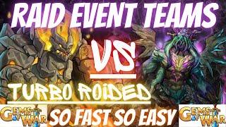 FAST EASY Gems of War RAID Event Teams 2023  High & Low level teams for Broken Spire Igneus Raid