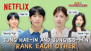 Jung Hae-in to Jung So-min Im not sweet to just anyone  Love Next Door Game Interview EN