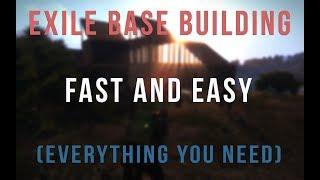 EVERYTHING YOU NEED TO BUILD A BASE - Arma 3 Exile Mod 1.0.3
