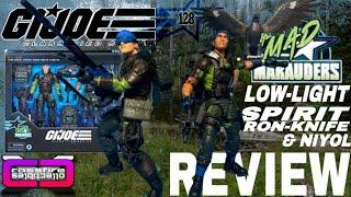 cXc G.I. Joe Classified Series #128 The Mad Marauders LOW-LIGHT • SPIRIT IRON-KNIFE & NIVOL Review