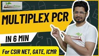 Multiplex PCR explained  PCR lecture for CSIR NET