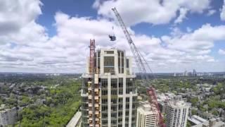 Timelapse of The Heathviews North Tower Crane Removal
