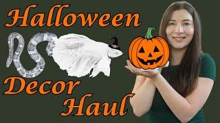 Halloween Aquarium + Reptile Ornament Haul  2024