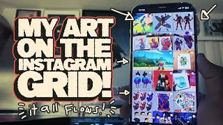 Why Do Artist Gate Keep?  How I Make my Art Instagram into a Continuous Art Grid