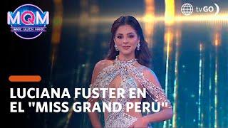 Mande Quien Mande Luciana Fuster in the preliminary round of the Miss Grand Peru TODAY