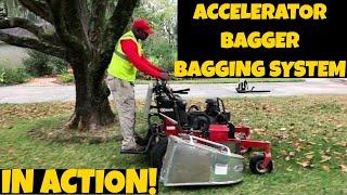 Exmark Vantage 48  Accelerator bagger bagging system by Blades of Grass Lawn Care