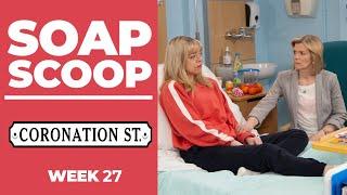 Coronation Street spoilers for July 1-5 Toyah is rushed to hospital