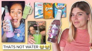 Watertok beverage girlies & food politics  Internet Analysis