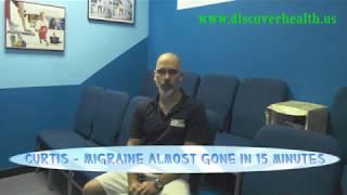 Curtis  -  Migraine almost gone in 15 minutes after orange park chiropractic adjustment