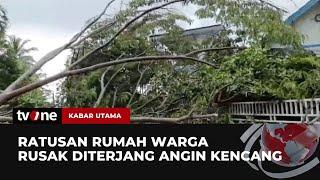Hujan Deras Disertai Angin Puting Beliung Menerjang Rumah Warga di Aceh Utara  Kabar Utama tvOne
