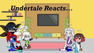 Undertale reacts to Sans VS. Jevil