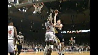 Rik Smits Posterizes Patrick Ewing 1995 NBA Playoffs