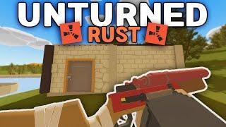 TREMENDO PVP EN MI BASE  #1  UNTURNED - RUST